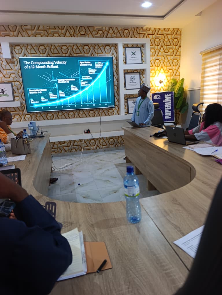 Delivering a practical MEAL training session for field staff